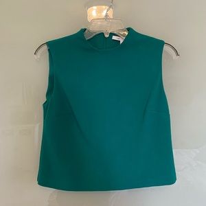 Diane von Furstenberg Teal Tali Top